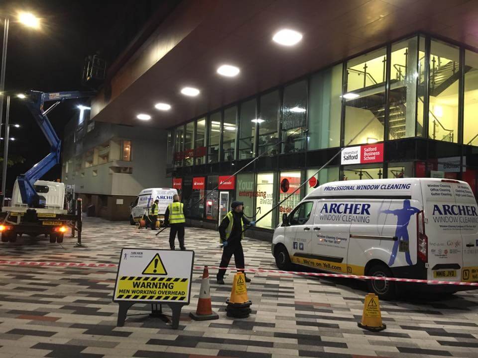 Waterfed Window Cleaning Salford Business School