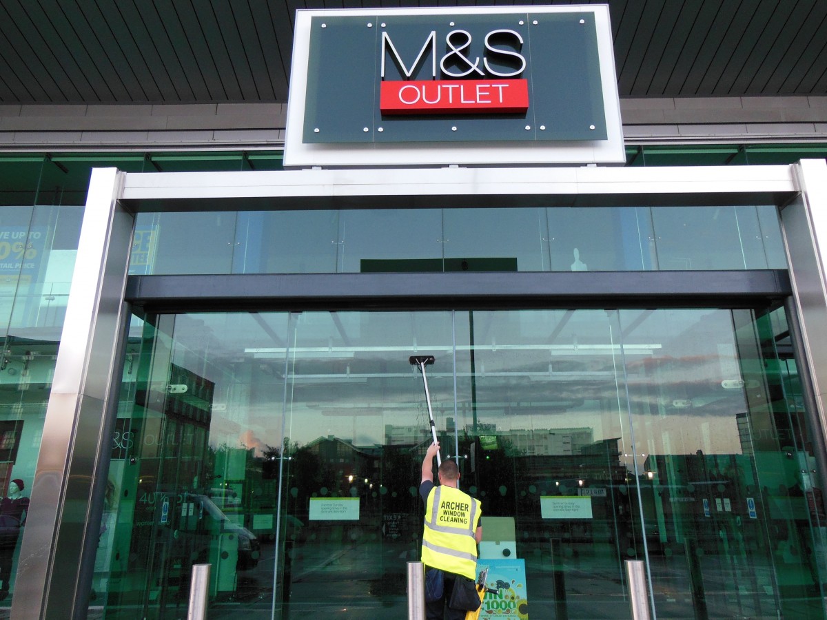 M&S Outlet Window Cleaning Manchester