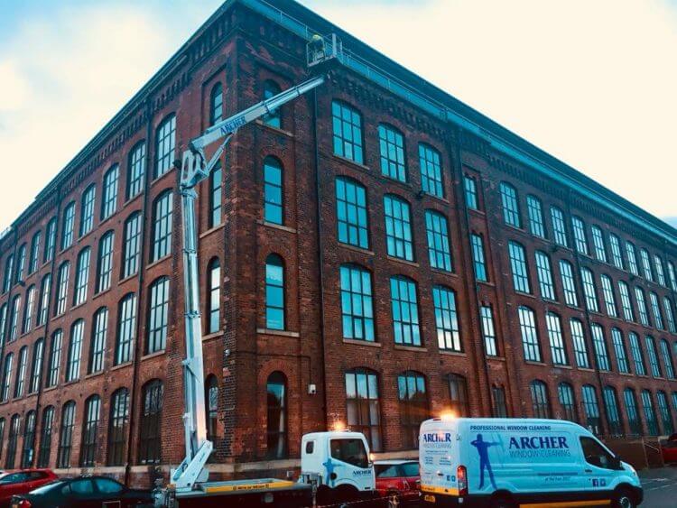 Industrial window cleaning in Preston