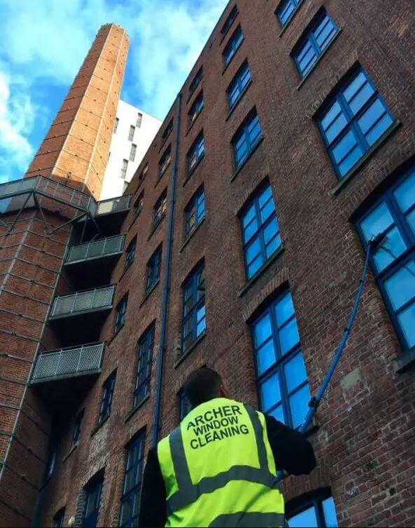 Industrial Window Cleaning in Greater Manchester, UK