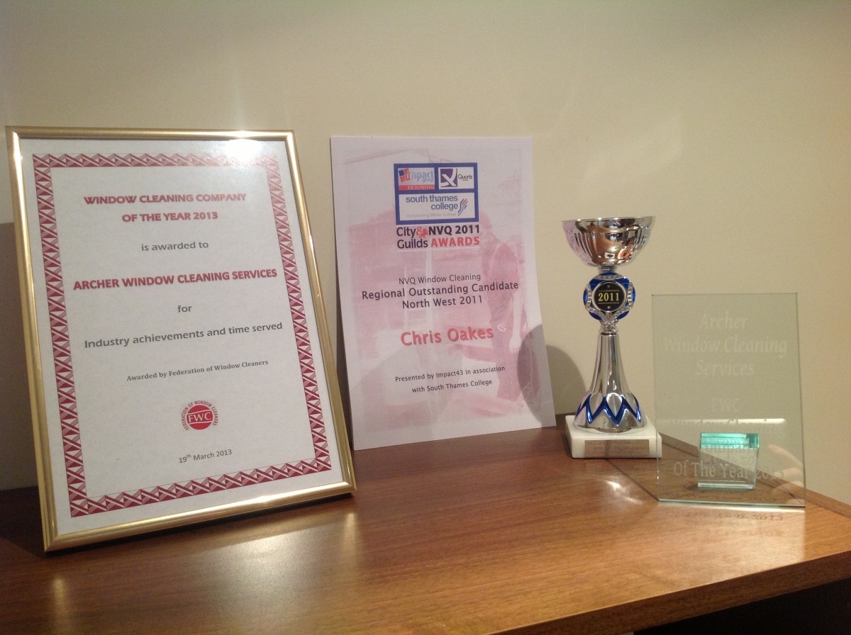 North West Award Winnder for Window Cleaning Services